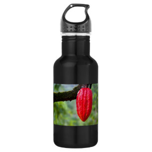 Kakaofrucht rot trinkflasche