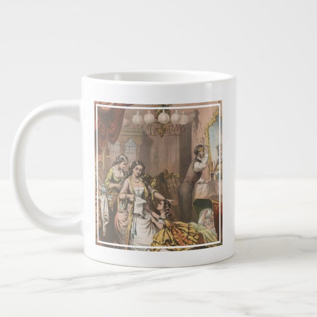Kakaoglyzerin von Hovey, Circa 1860 Jumbo-Tasse (Links)
