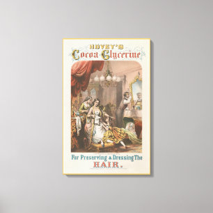 Kakaoglyzerin von Hovey, Circa 1860 Leinwanddruck