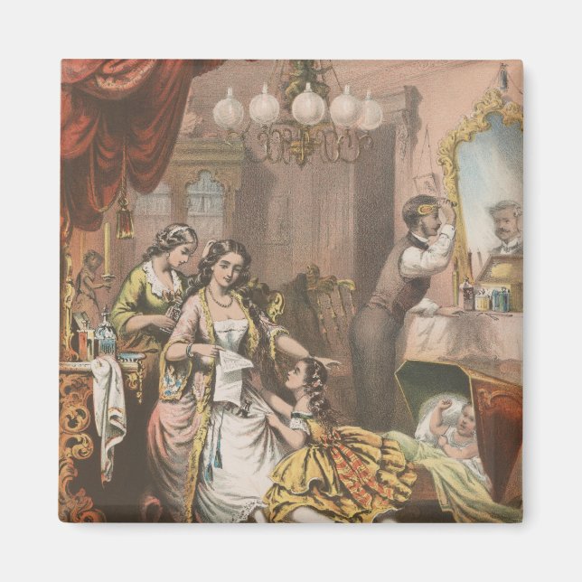 Kakaoglyzerin von Hovey, Circa 1860 Magnet (Vorne)