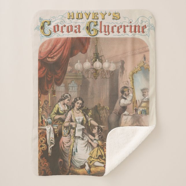 Kakaoglyzerin von Hovey, Circa 1860 Sherpadecke (Vorderseite)