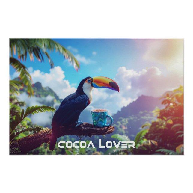 KAKAOLIEBHABER - TOUCAN POSTER (Vorderseite)