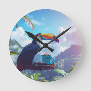 KAKAOLIEBHABER - TUKAN RUNDE WANDUHR