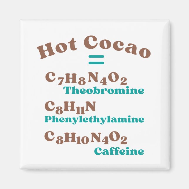 Kakaomolekül Magnet (Vorne)