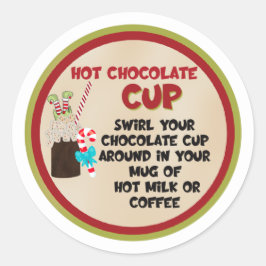 Kakaomomombe, Kakaobombe Runder Aufkleber