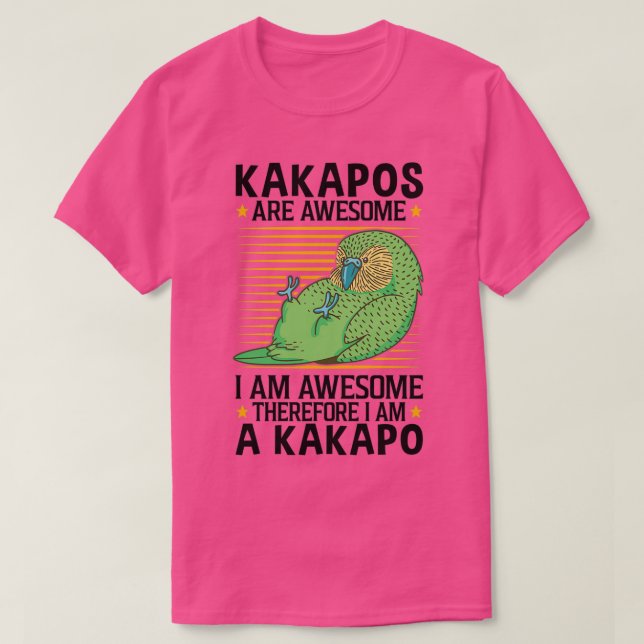 Kakapo are fantastic flightless parrots T-Shirt (Design vorne)