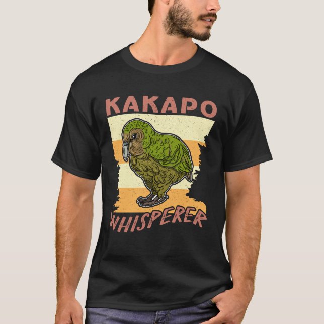 Kakapo birds biologist birdwatchig ornithologist   T-Shirt (Vorderseite)