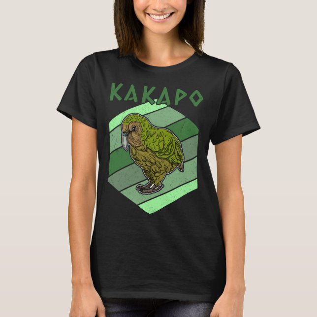 Kakapo birds biologist birdwatchig ornithologist   T-Shirt (Vorderseite)