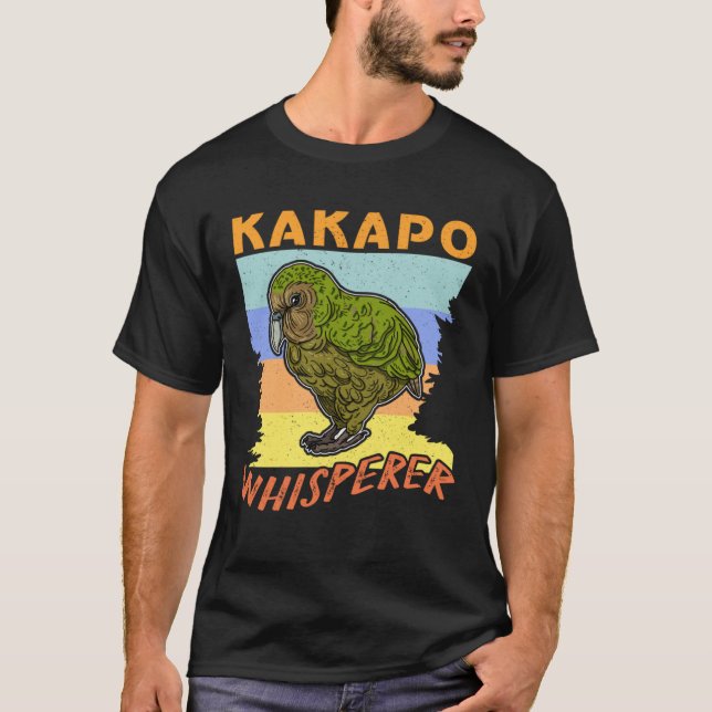 Kakapo birds biologist birdwatchig ornithologist   T-Shirt (Vorderseite)