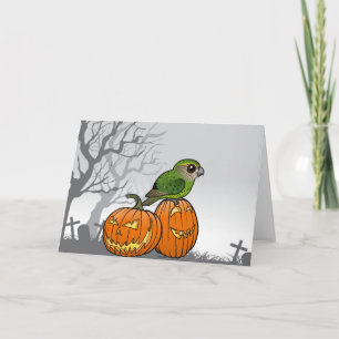 Kakapo Halloween Karte