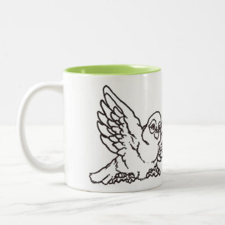 Kakapo-Tasse - Nz-Vogel Zweifarbige Tasse