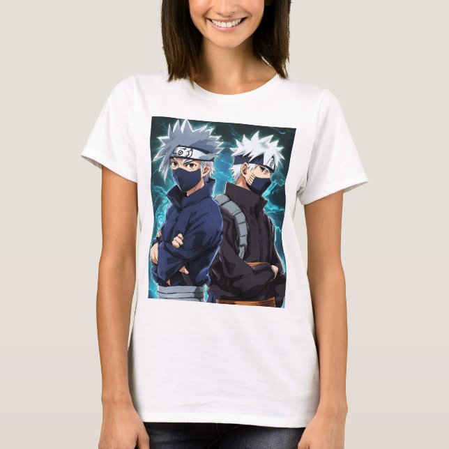 Kakashi und Gojo T-Shirt (Vorderseite)