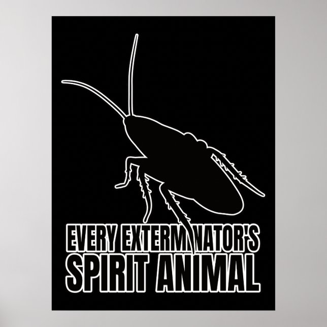 Kakerlaken Kakerlake - Entomologie Geek Poster (Vorne)