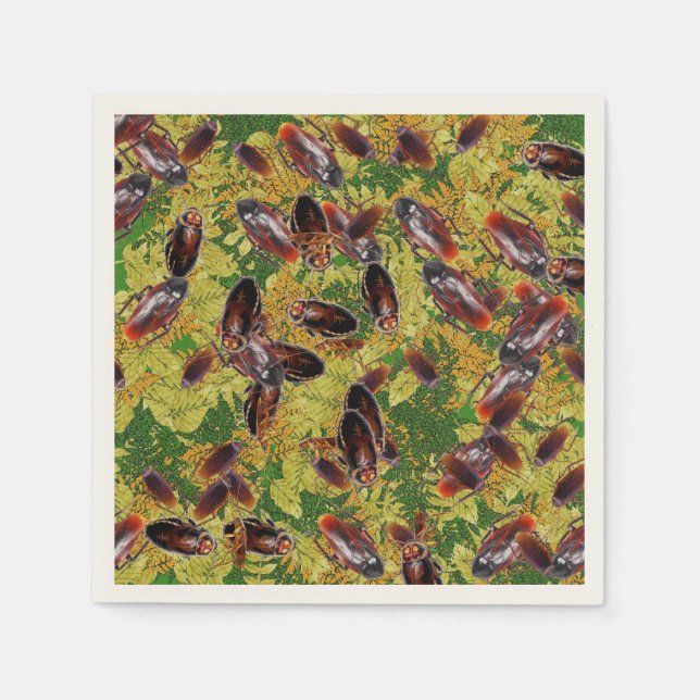 Kakerlaken Serviette (Vorderseite)