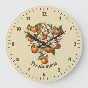 Kakis Große Wanduhr