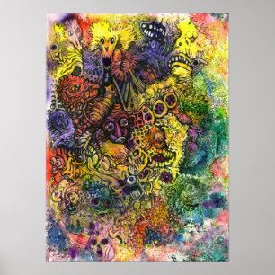 Kakophonie der Farbe Poster