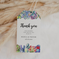 Kakteen, Aquarellfarben Gastgeschenk Hochzeit