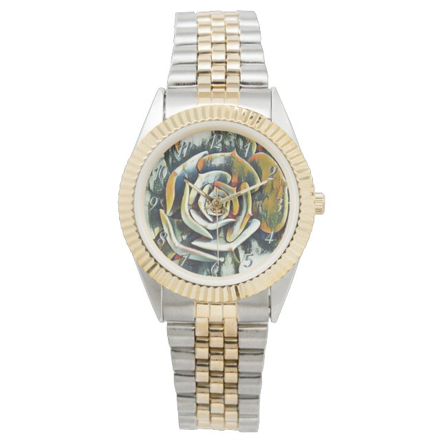 Kakteen Armbanduhr (Vorderseite)