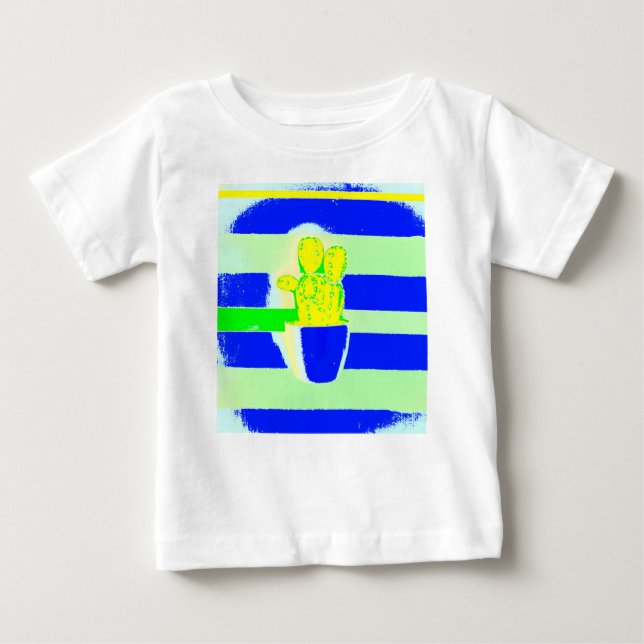 Kakteen Baby T-shirt (Vorderseite)