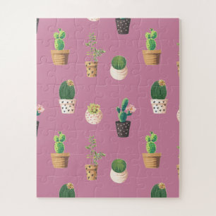 Kakteen der grünen Dessrt in Pots Puzzle