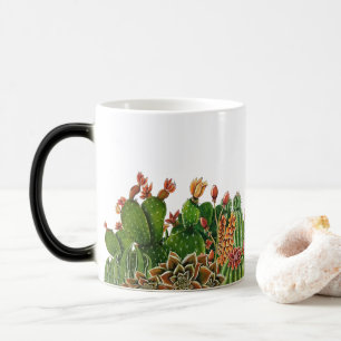 Kakteen Design Verwandlungstasse