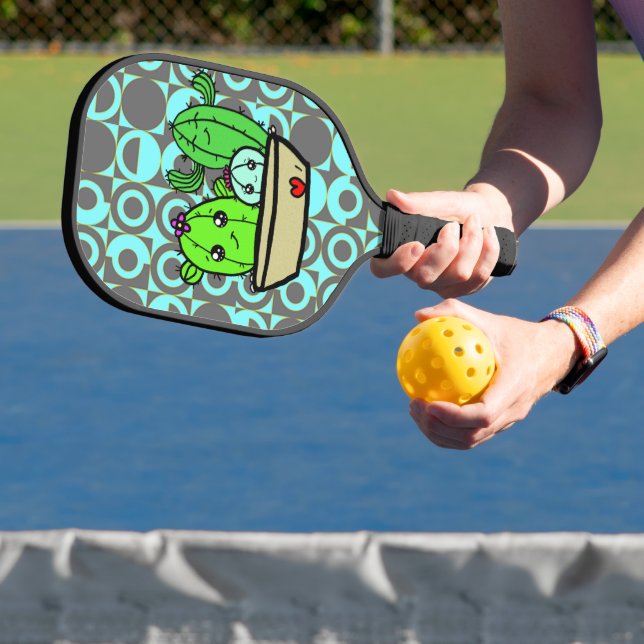 Kakteen Freunde Pickleball Schläger (InSitu)
