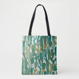 Kakteen Green wiederholt Vintage Textur