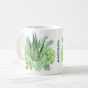 Kakteen Illustration Kaffeetasse