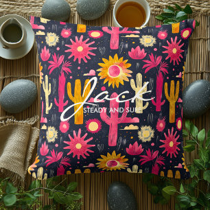 Kakteen-Kissen mit lebhaften Farben Kissen