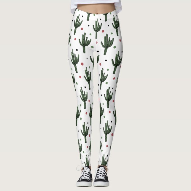 Kakteen Leggings (Vorderseite)