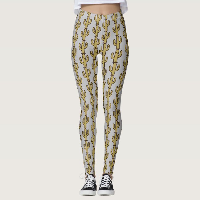 Kakteen Leggings (Vorderseite)