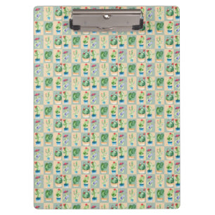 Kakteen-Liebe - Aquarell Klemmbrett