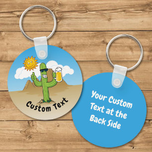 Kakteen mit Bierbeere-Schlüsselanhänger Schlüsselanhänger