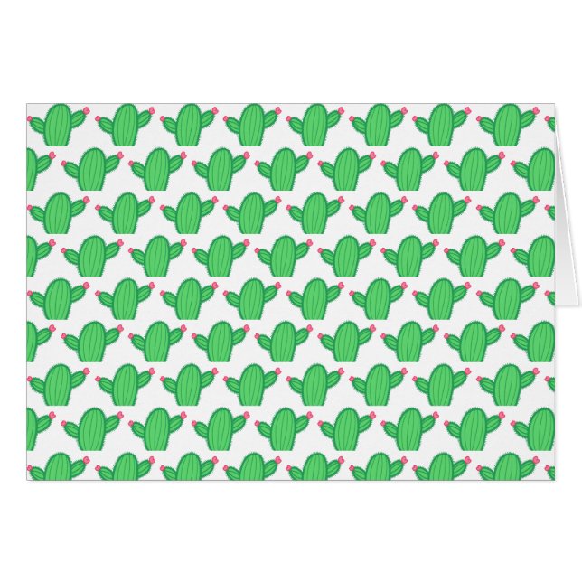 Kakteen mit Blume (Vorderseite (Horizontal))