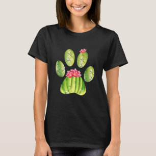 Kakteen mit Blume Funny Floral Succules T-Shirt