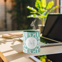 Kakteen, mit Monogramm