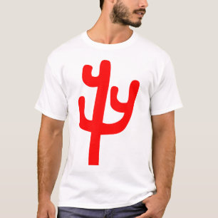 Kakteen - Rot T-Shirt