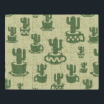 Kakteen-Silhouette in Tassen und Töpfen Puzzle<br><div class="desc">Einfache zeichnend Kakteen-Silhouette in Tassen und Töpfen</div>