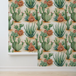 Kakteen & Succulents Peel and Sti Tapete