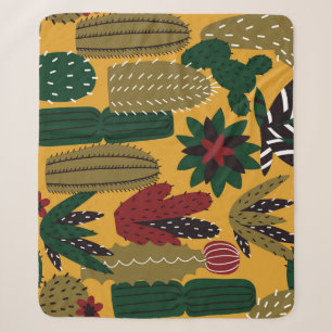 Kakteen & Sukkulenten: Vintage Sherpadecke