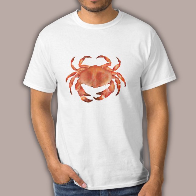 Kakteen T-Shirt (Brown crab coastal crustacean t-shirt)