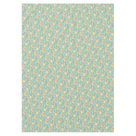 Kakteen und Pflanze Wüstenbotanik Grün Orange Pink Tischdecke