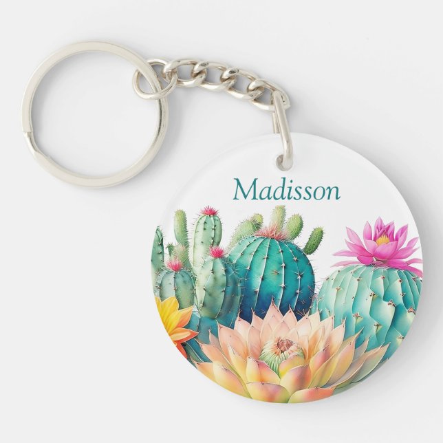 Kakteen und Sukkuline mit Namen Schlüsselanhänger (Vorderseite)