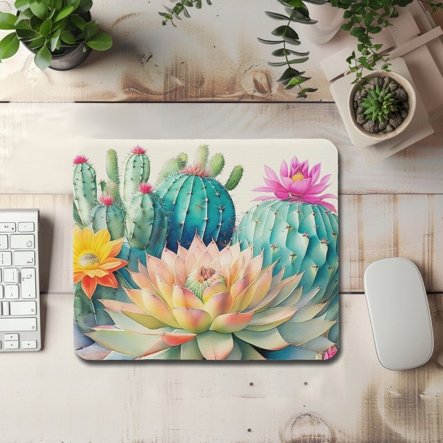 Kakteen und Sukkuline Mousepad (Von Creator hochgeladen)