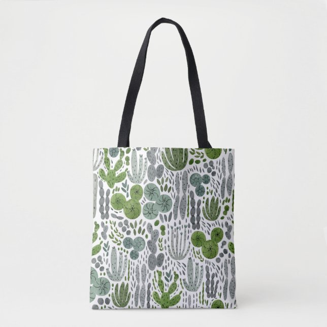 Kakteen Watercolor Hand Painted Pattern (Vorderseite)