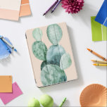 Kaktus auf Korallen iPad Pro Hülle<br><div class="desc">"Cactus on Coral II" von Grace Popp. Enthält einen Kaktus mit weichem Hintergrund.</div>