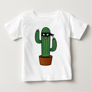 Kaktus bandido ninja verdeckter hinterlistiger baby t-shirt