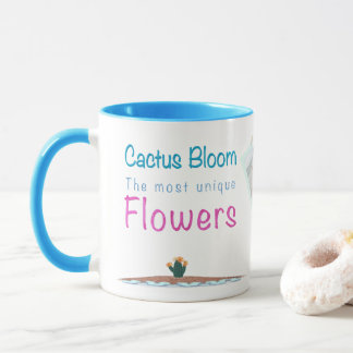Kaktus blühen die einzigartigsten Blume Tasse
