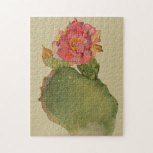 Kaktus-Blumen-Aquarell Margaret Armstrong Floral Puzzle
