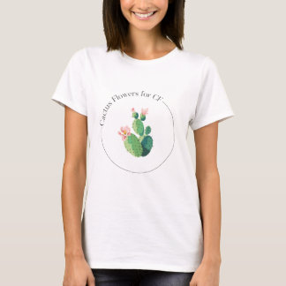 Kaktus-Blumen für CF Logo-Kleid und Zusätze T-Shirt
